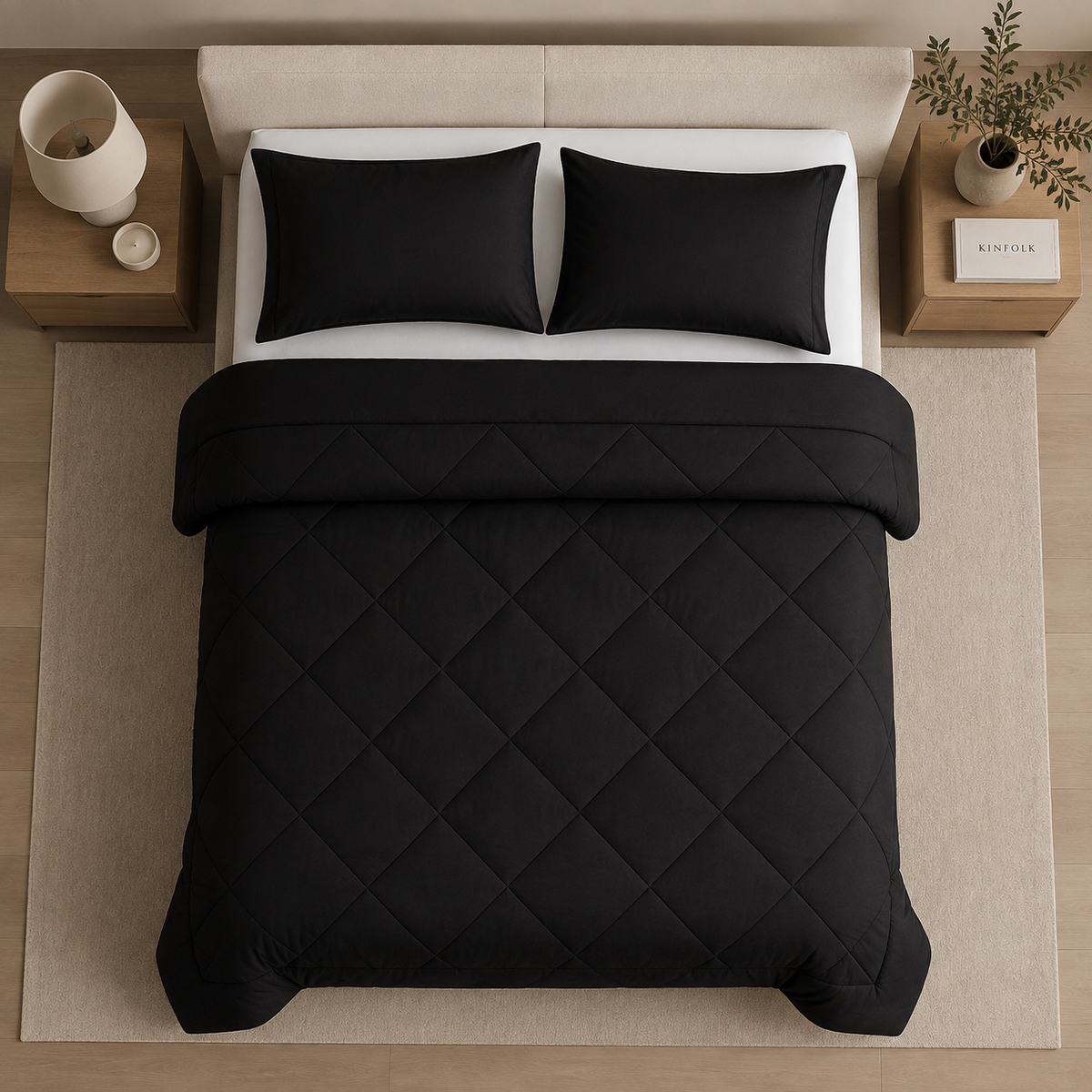 Diamond Quilt Bedding Set