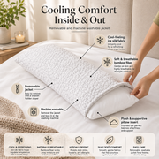 Foam long pillow
