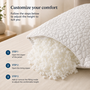 Foam long pillow