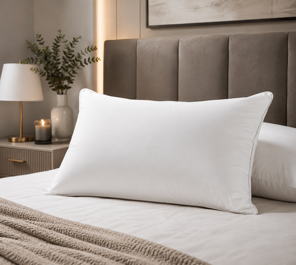 Microfiber Filled Cotton Pillow