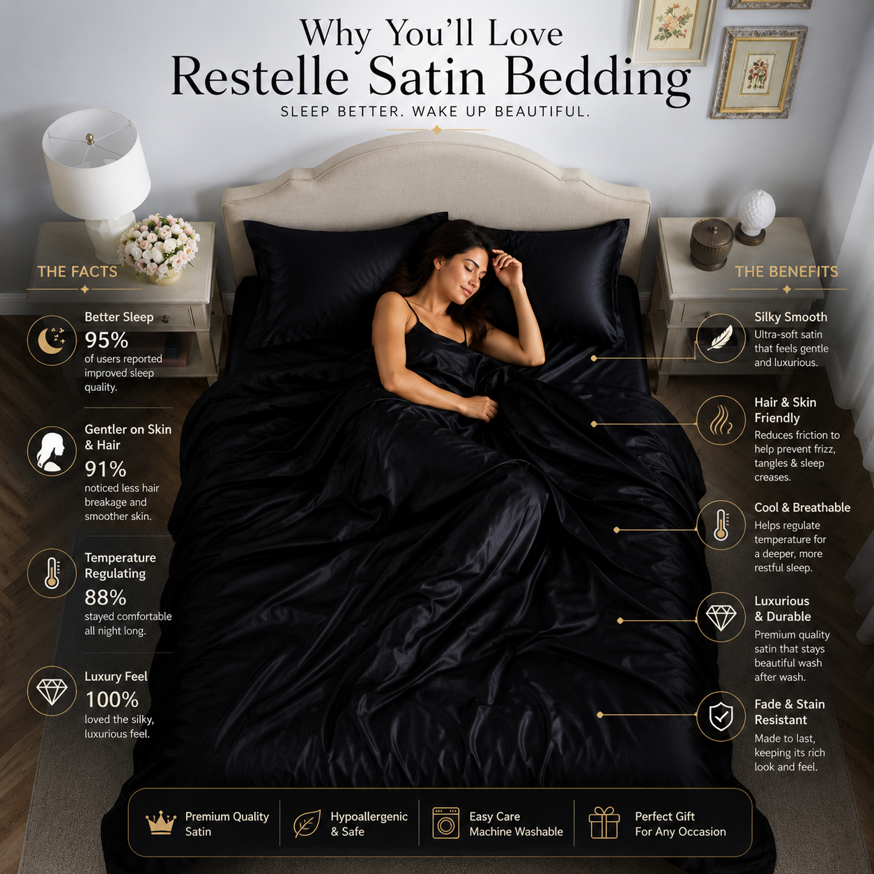 Satin Bedding Set